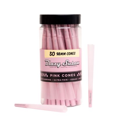 Blazy Susan Conos rosa, paquete de 50 piezas